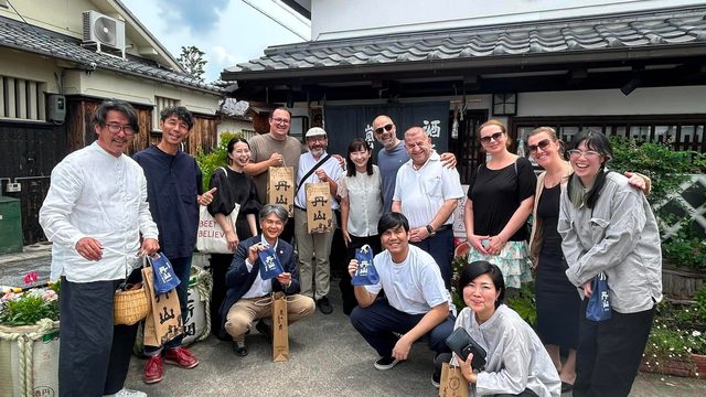丹山酒造での蔵見学