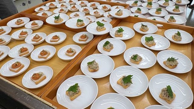 プラントベースの試食メニュー