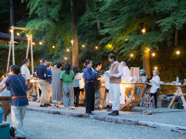 ツチフェス in 徳島 2025 夕暮れの会場