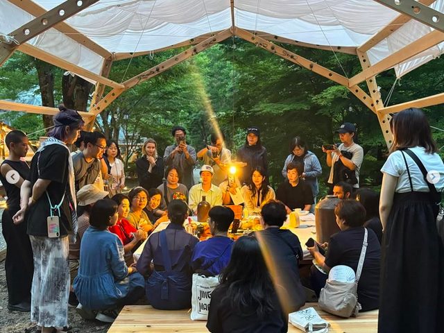 ツチフェス in 徳島 2025 テント下のトークセッション